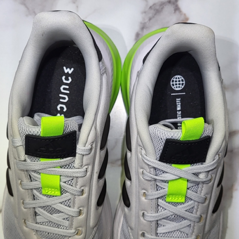Adidas Big Kids NWOT White/Green X_PLRPHASE Casual Sneakers Size 4 - Picture 7 of 14